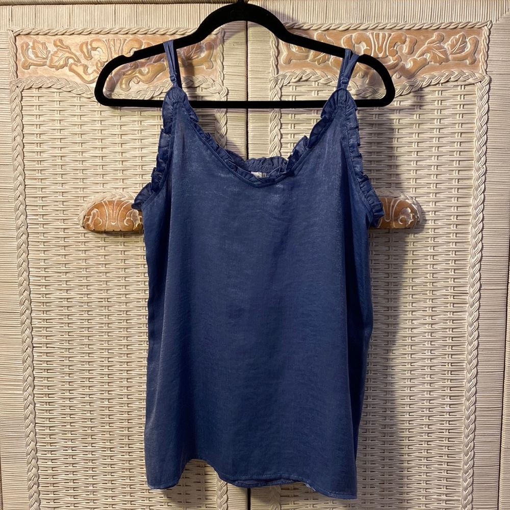 Blue L love camisole